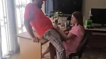 Playing with his cock