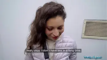 Public Agent Big tits Helina Dream big dick public blowjob and POV sex