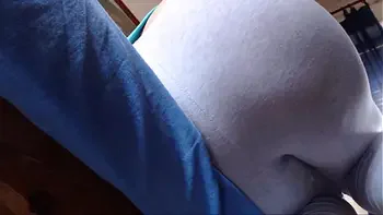 Wonderful farts inside tight yoga pants