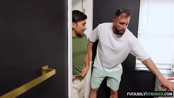 Repopulating the planet depends on this family where the stepdaughter is fucked by the stepfather and her stepbrother until they fill her pussy with their cum.