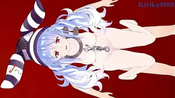 Nekomata Okayu and Usada Pekora intense sex. - Hololive VTuber Hentai