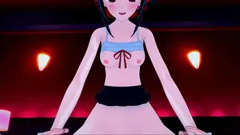 POV fucking Kaguya Shinomiya, cum in her pussy. Love is War Hentai.