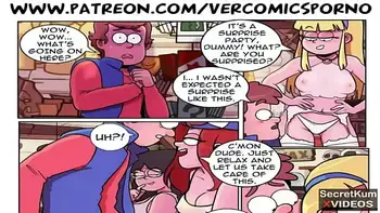 Gravity falls the next summer - Dipper's foursome reverse gangbang || Outdoor Cabin Orgy