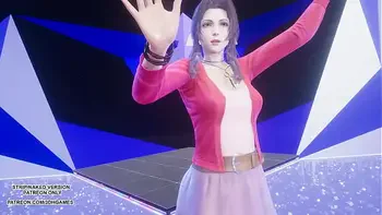 [MMD] TAEYEON - INVU Aerith Tifa Lockhart Hot Kpop Dance Final Fantasy Uncensored Hentai