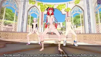 Genshin Impact: 【MMD】EVERGLOW - Adios REMAKE (Nilou, Ayaka, Barbara)