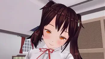 無修正アニメ　いもーとがアナルを責めながら、寸止め手こきオナサポ