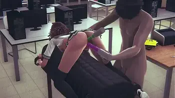 Hentai Uncensored 3D - Sara enjoy with 2 dildos and squirt - Japanese Asian Manga Anime Game Porn