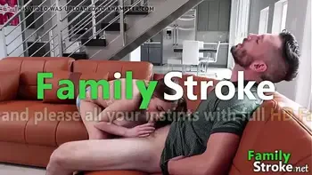 FamilyStroke - Dick Sucked By Gorgeous Step Teen