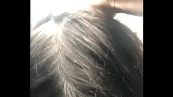 Lesbian bestfriend gets facefucked on car ride