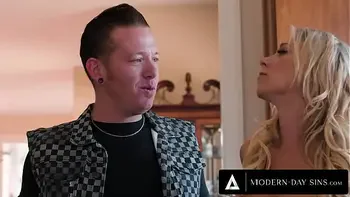 MODERN-DAY SINS - MILF Katie Morgan Is Hard Fucked On The Kitchen Counter By Her Bum Stepson-In-Law
