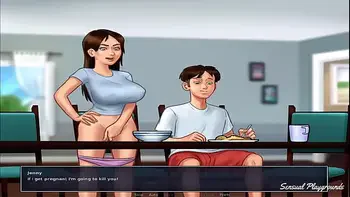 Summertime Saga | Pawg bbw busty stepmother and stepsister