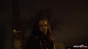 GERMAN SCOUT - Skinny Freckled Redhead french Wife Luna Thurman Pickup for Casting Fuck