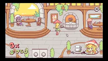 Futanari Di Funghi [ FUTA Hentai Game ] Ep.1 giving then shemale cum as special sauce in the restaurant !