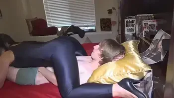 Weird Facesitting Cougar Video I Think She Jerks This Young s. Dude Off In Order To Rob Him or Something Which Makes No Sense (why would you jerk someone off to rob them when they were s. anyway?) but I Still Fapped To It.