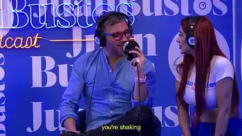 Jessica Sodi cums while telling her fantasies on a vibrator machine