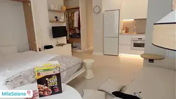 Busty step sister makes him cum on her cereal and eats it!