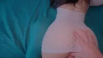 Step Mom Caught Step Son with Boner and Helps to Cum Quick on her Ass While her Husband is Home