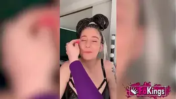 From getting caught in the shower to a DEEP HARDCORE! Chloe Funny doesn't miss a second