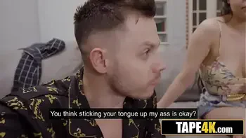 Fantastic Double Rimjob From Teen Girlfriend and Her Best Friend