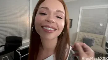 Secretary Fucks Her Boss in the Office to Save Her Job