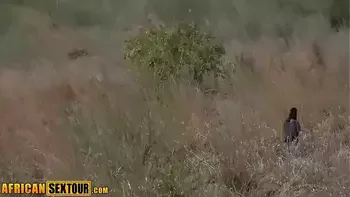 Wild pussy fucking with horny African teen with perfect big ass Awahle