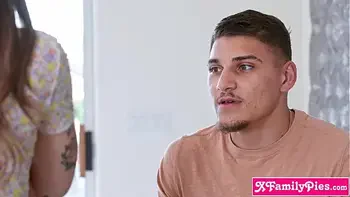 Jealous stepsister and therapist end up in a bisexual threesome