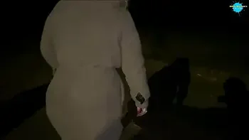 Street Girl flashing