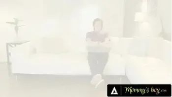 Single Stepmom RayVeness Twerks On Her Stepson's Cock During Movie Night!