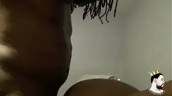 Hid away Upstairs to get away from this Big Booty Chick but she found me lol