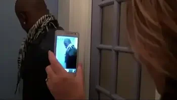 Amateur dirty blonde whore scours streets for black cock