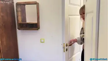 Tattooed amateur girl joined with friend's couple after she found them having sex in the morning - FFM