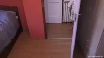 Chubby blonde amateur milf gets dicked down in bed