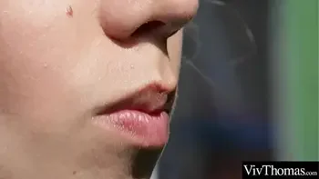 Cute assistant seduces her sexy older boss. She eats her shaved pussy voraciously and rides her tongue hard