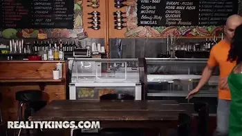 (Gabriela Lopez) Decides To Give (Duncan Saint) More Than A Caffeine Fix - Reality Kings