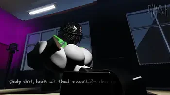 Girl gets addicted to a BIG cock - Roblox