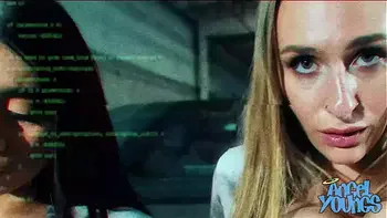 Futuristic Cyber Truck Threesome with Angel Youngs and Violet Myers