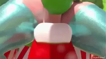 Plantas pirañas cachondas se la chupan a la princesa Rosalina Futa