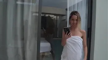 fucked a stranger hard in her villa