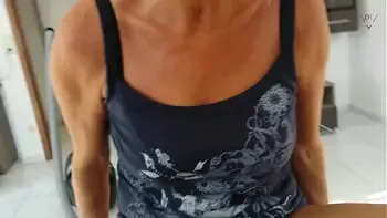 Ridden while cleaning the house! POV!