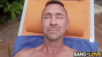 Caught in the Act: Stepdaughter's Naughty Photo Leads to Wild Poolside Hookup