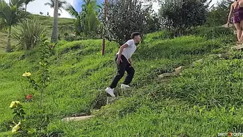 I FUCK A BLIND MAN'S DAUGHTER NEXT TO HIM, CUM DROPS ON HIM AND HE THOUGHT IT WAS CREAM