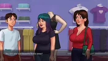 Summertime Saga - Milf Stepmom gets a sexy massage- Part 1