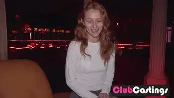 Shy Redhead Wants to be a Stripper by ClubCastings