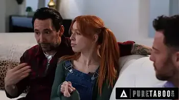 PURE TABOO Creepy Social Worker Dominates Pregnant Teen Madi Collins With Her Stepdad - PART 1 & 2