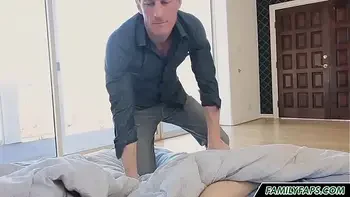 pervert stepdad fucks his stepdaughter while she naps