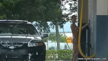 Fit bodied brave women go out Naked in public. Nude outdoor exhibitionism! Slim & Sexy