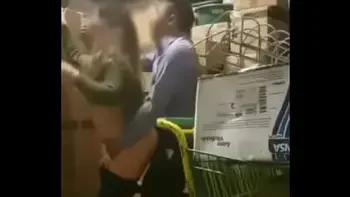 Quickie in store closet