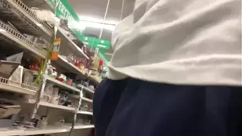 She kept looking cock bulge