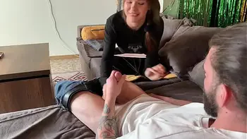 Wife get jealous to AI bot, but get arouse and get cum on her ass