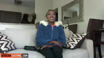 Petite African Teen Tight Pussy Pounded By Hung White Producer